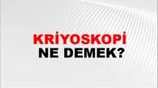 Kriyoskopi