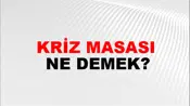 Kriz Masası