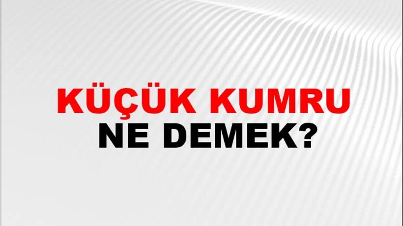 Küçük Kumru Küçük Kumru