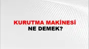 Kurutma Makinesi