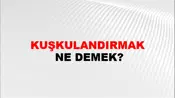 Kuşkulandırmak