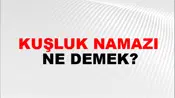 Kuşluk Namazı