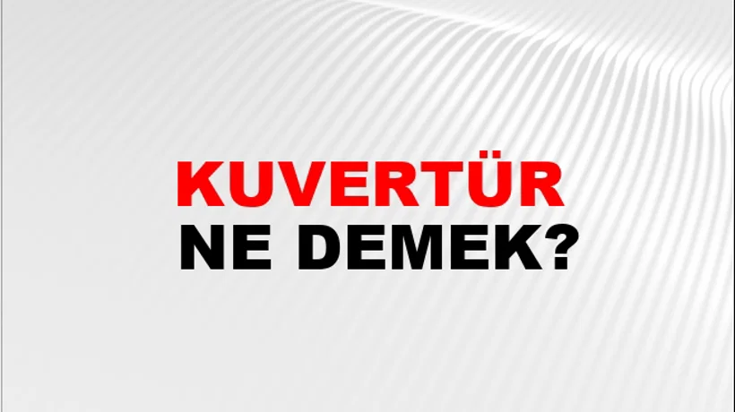 Kuvertür Kuvertür