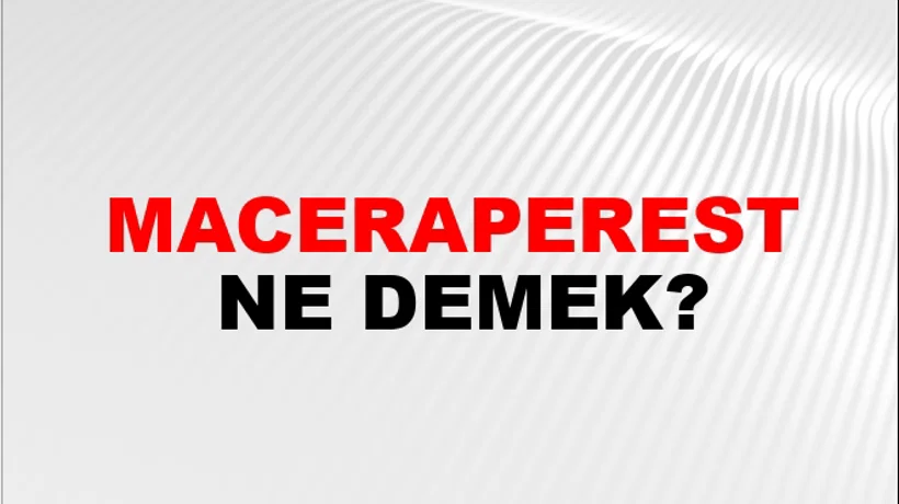 Maceraperest Maceraperest