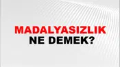 Madalyasızlık