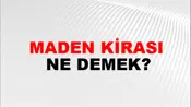 Maden Kirası