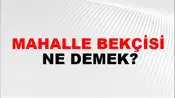 Mahalle Bekçisi