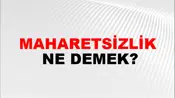 Maharetsizlik