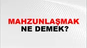 Mahzunlaşmak