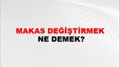 Makas Değiştirmek