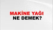 Makine Yağı