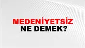 Medeniyetsiz