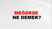 Meğerse
