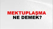 Mektuplaşma