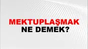 Mektuplaşmak
