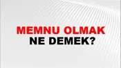 Memnu Olmak