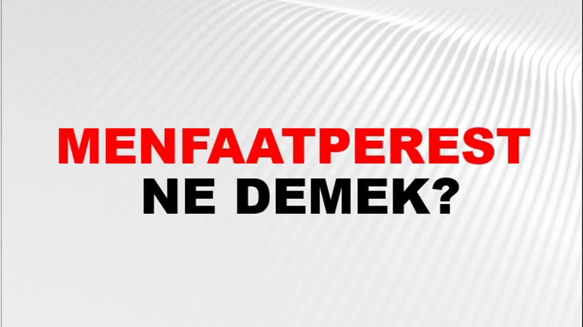 Menfaatperest Menfaatperest