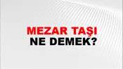 Mezar Taşı