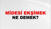 Midesi Ekşimek (Veya kaynamak veya yanmak)