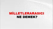 Milletlerarasıcı