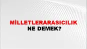 Milletlerarasıcılık