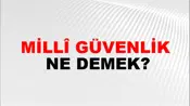 Millî Güvenlik