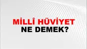 Millî Hüviyet