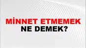Minnet Etmemek