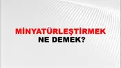 Minyatürleştirmek