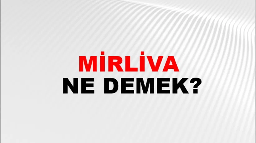 Mirliva Mirliva
