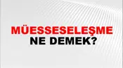 Müesseseleşme