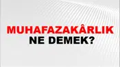 Muhafazakârlık