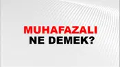 Muhafazalı