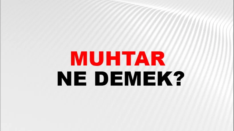 Muhtar Muhtar