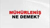 Mühürleniş