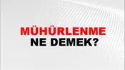 Mühürlenme