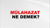 Mülahazat