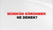 Mümkün Görünmek