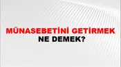 Münasebetini Getirmek