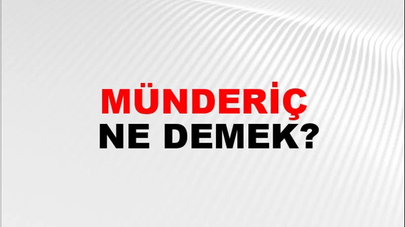 Münderiç Münderiç