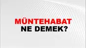 Müntehabat