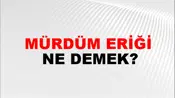 Mürdüm Eriği