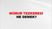 Mürur Tezkeresi