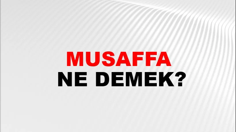 Musaffa Musaffa