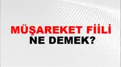 Müşareket Fiili
