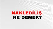 Naklediliş