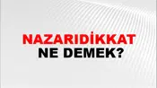Nazarıdikkat