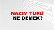 Nazım Türü