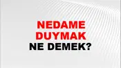 Nedamet Duymak (Veya getirmek)