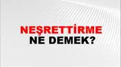 Neşrettirme